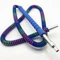 1.8m Blue Acrylic Hookah Shisha Hose with Glass Mouthpiece (ES-HH-011-3)